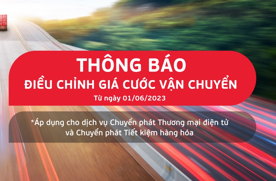 Viettel Post thông báo điều chỉnh giá cước vận chuyển