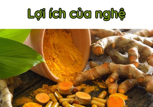 5 lợi ích sức khỏe tuyệt vời của nghệ