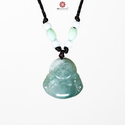 Mặt Phật Di Lặc Ngọc Cẩm Thạch