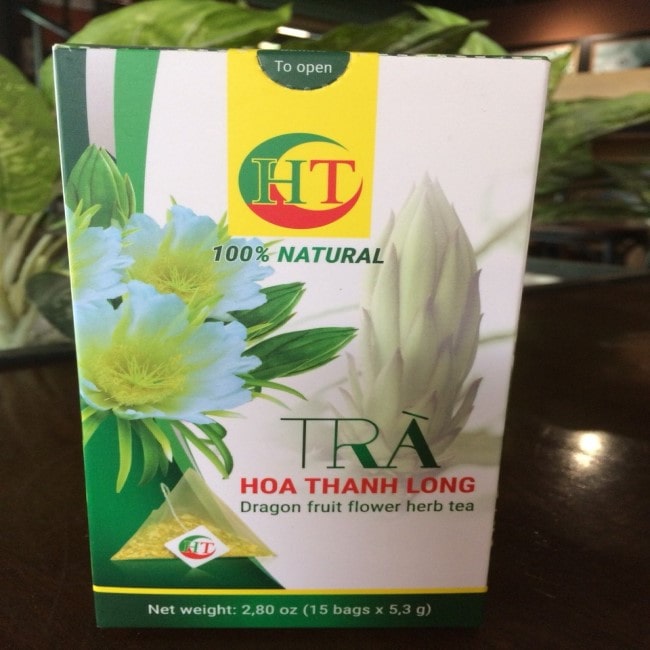 Trà Hoa Thanh Long vị Bạc Hà - Hộp 15 Túi Lọc 5.3gr
