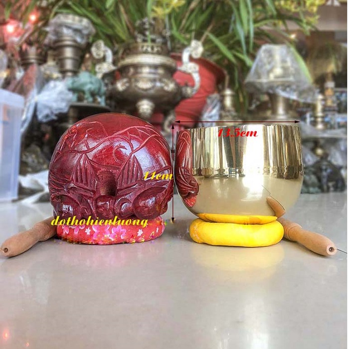 Bộ Chuông Mõ Huế Bằng Đồng số 4