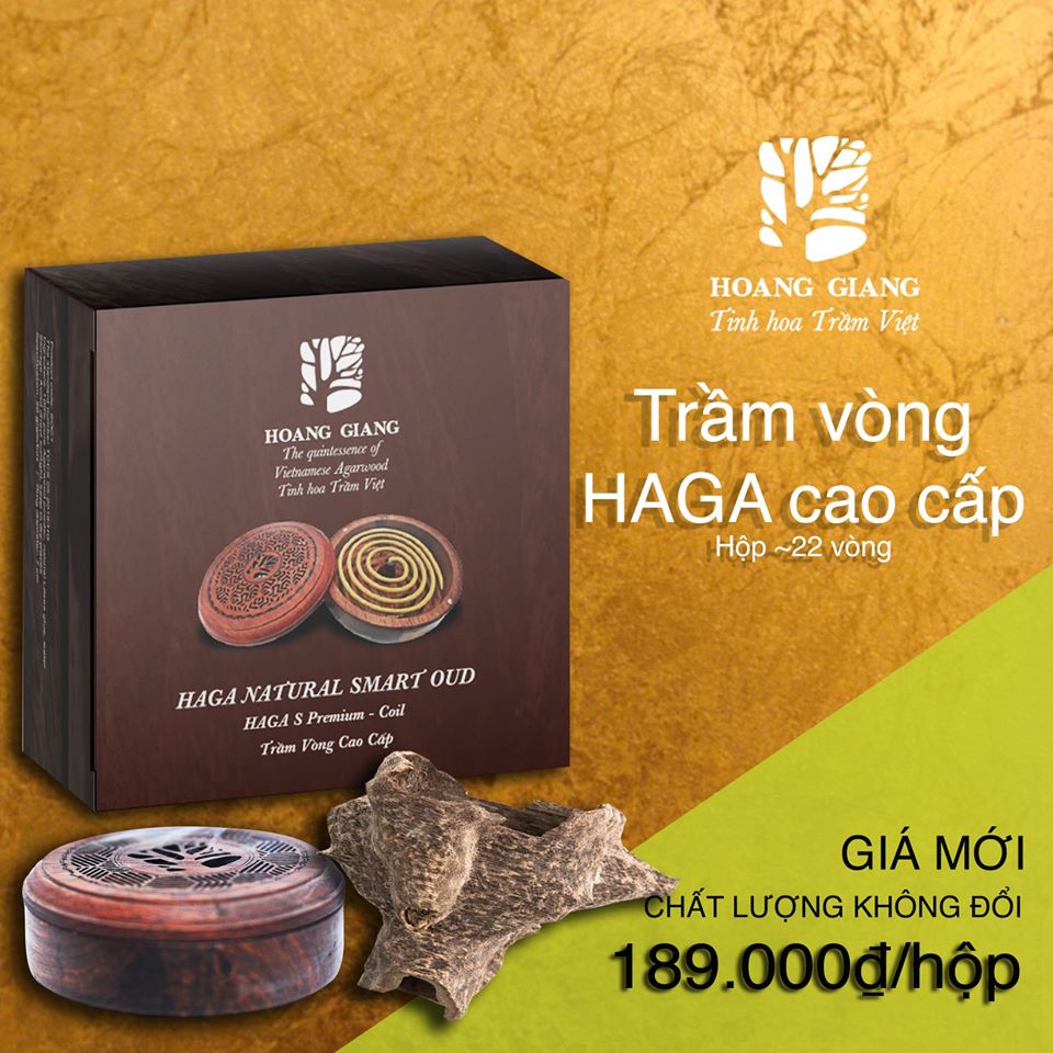 Trầm vòng HAGA cao cấp