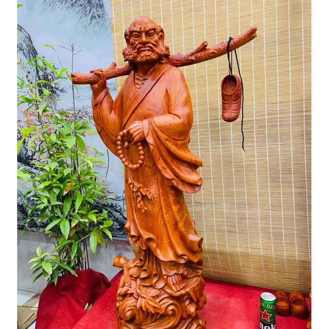 Tượng Đạt Ma Gỗ Đẹp Hàng Nghệ Nhân