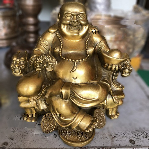 Tượng Di Lạc Đồng Vàng