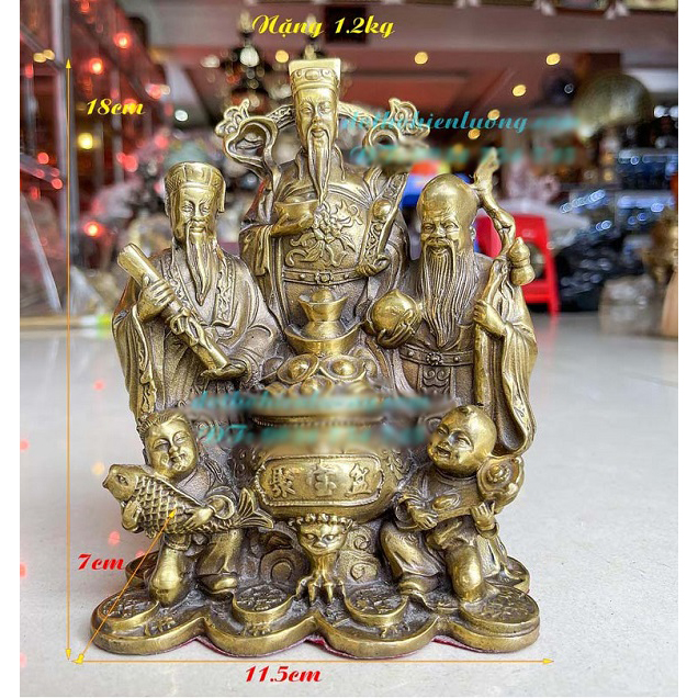 Tượng Tam Đa Liền Để Bàn Thờ Thần Tài