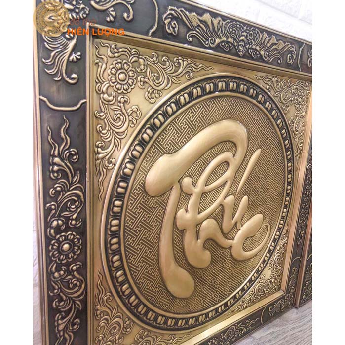 Bộ Tranh Chữ Phúc Lộc Thọ Liền Mê Thúc Nổi