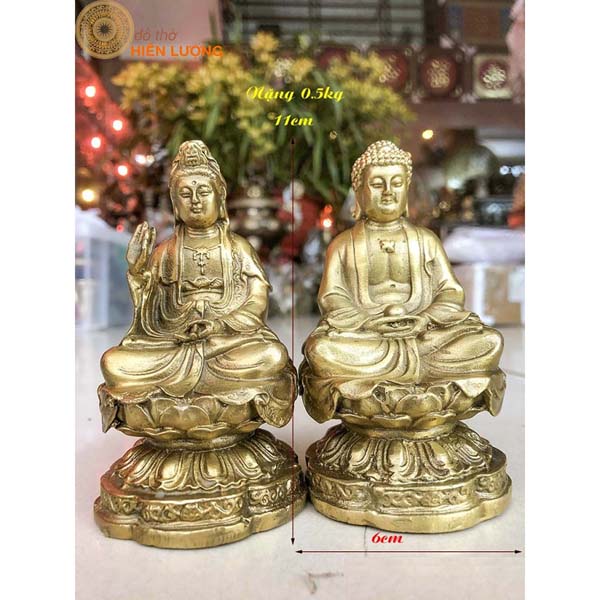 Tượng Phật Bằng Đồng Để Oto