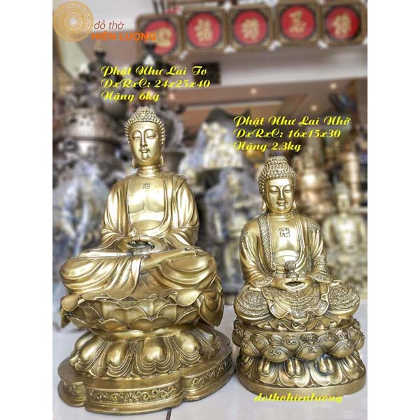 Tượng Phật Thích Ca Ngồi Đài Sen