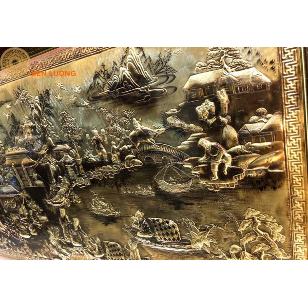 Tranh Đồng Cội Nguồn Quê Hương