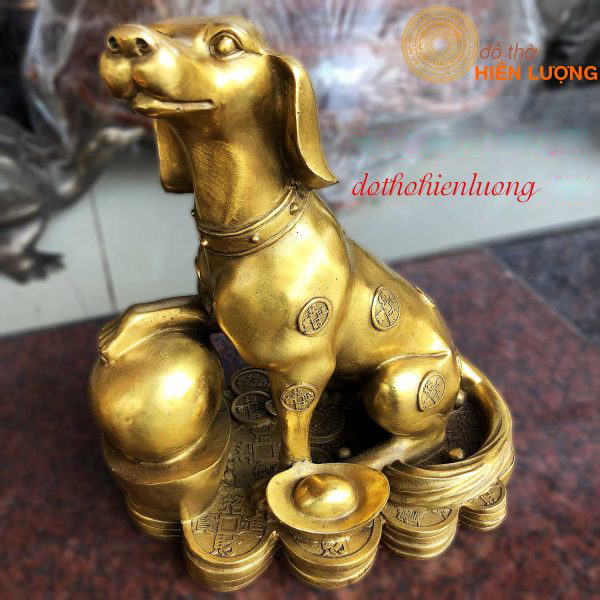 Tượng Chó Bằng Đồng Phong Thủy