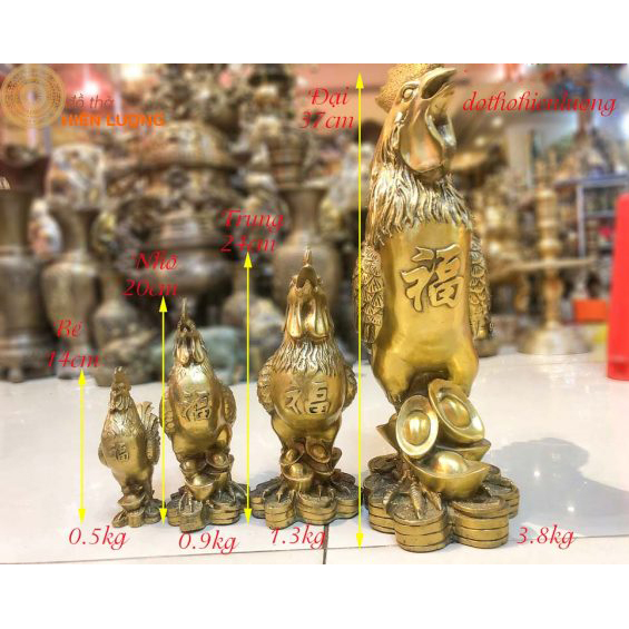 Tượng Gà Trống Phong Thủy