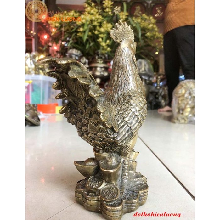 Tượng Gà Trống Phúc Giả Cổ