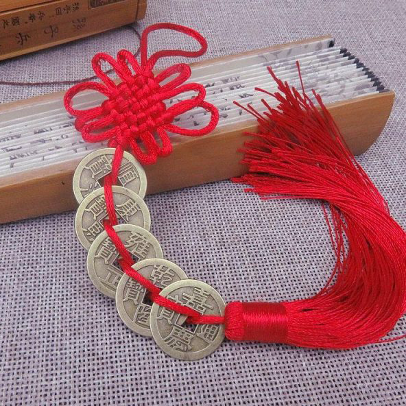 Gà trống bằng đồng (tặng xâu tiền ngũ đế)