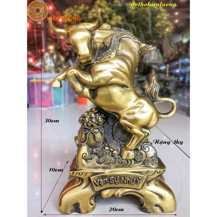 Tượng Trâu Húc Vạn Sự Như Ý