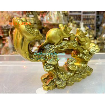 Đôi Chuột Phúc Gậy Như Ý