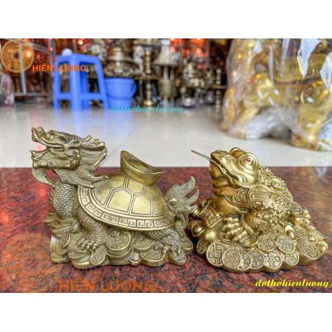 Cóc Ngậm Tiền Long Quy Để Bàn Thờ