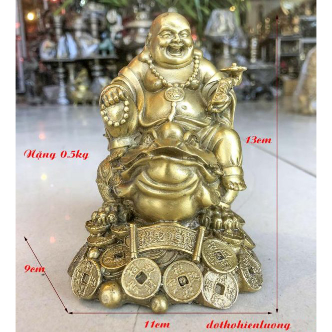 Di Lặc Cưỡi Thiềm Thừ Cầm Gậy Như Ý