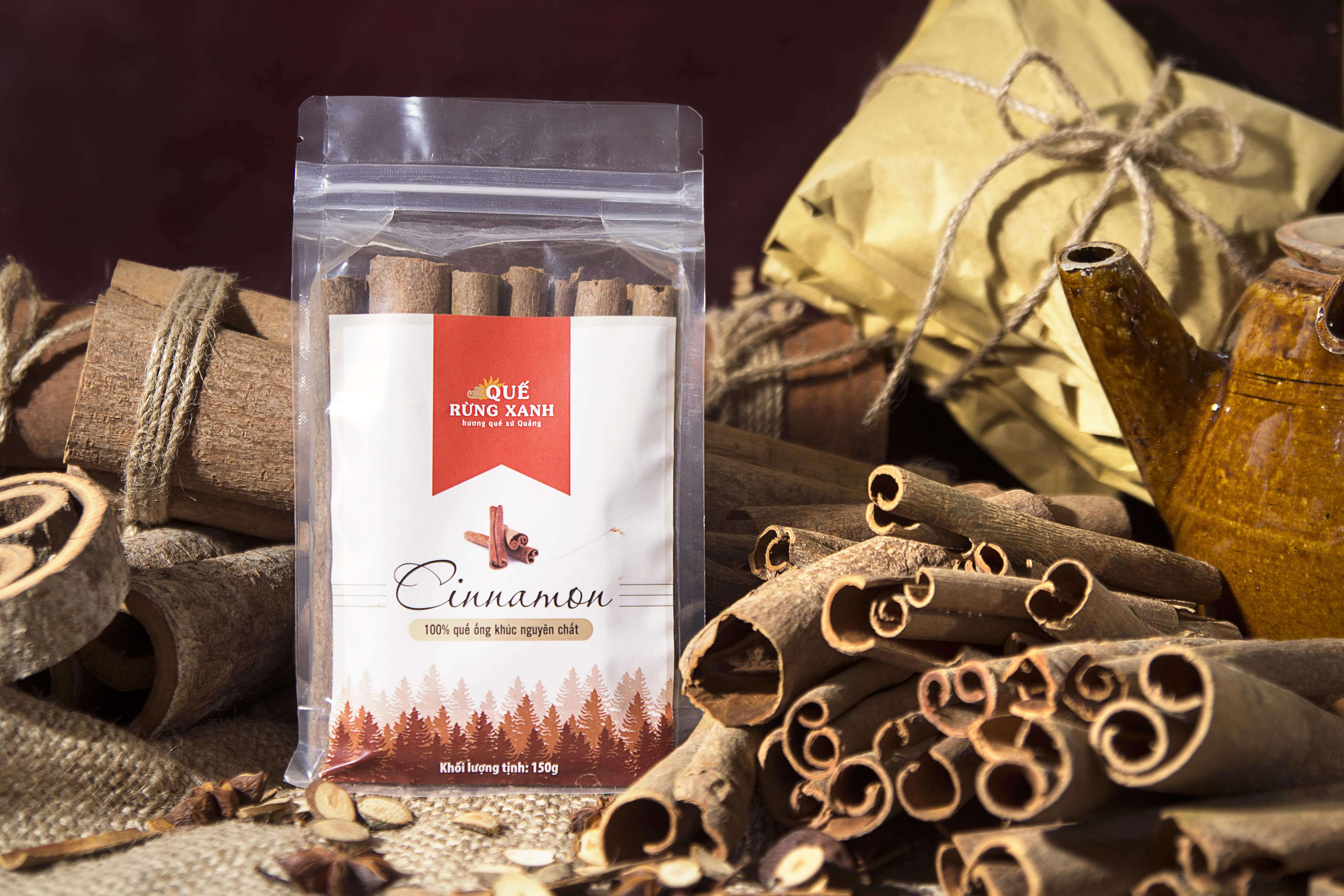 Quế ống chưa cạo vỏ