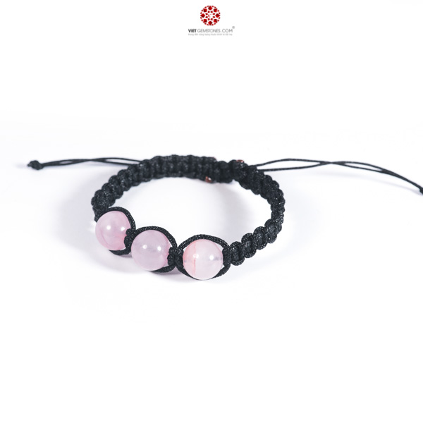 Vòng tay Mala Thạch anh hồng