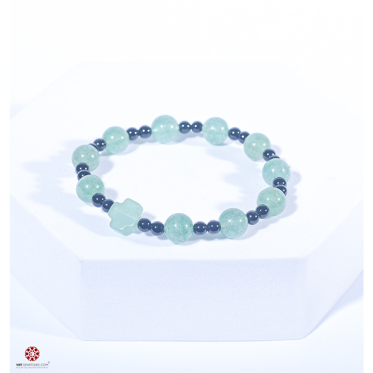 Chuỗi Mân Côi Thạch Anh Dâu Xanh