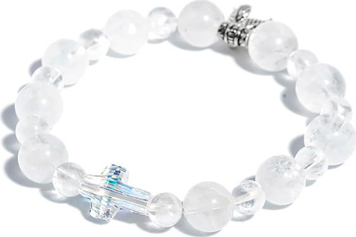 Vòng Chuỗi Mân Côi thạch anh ưu linh