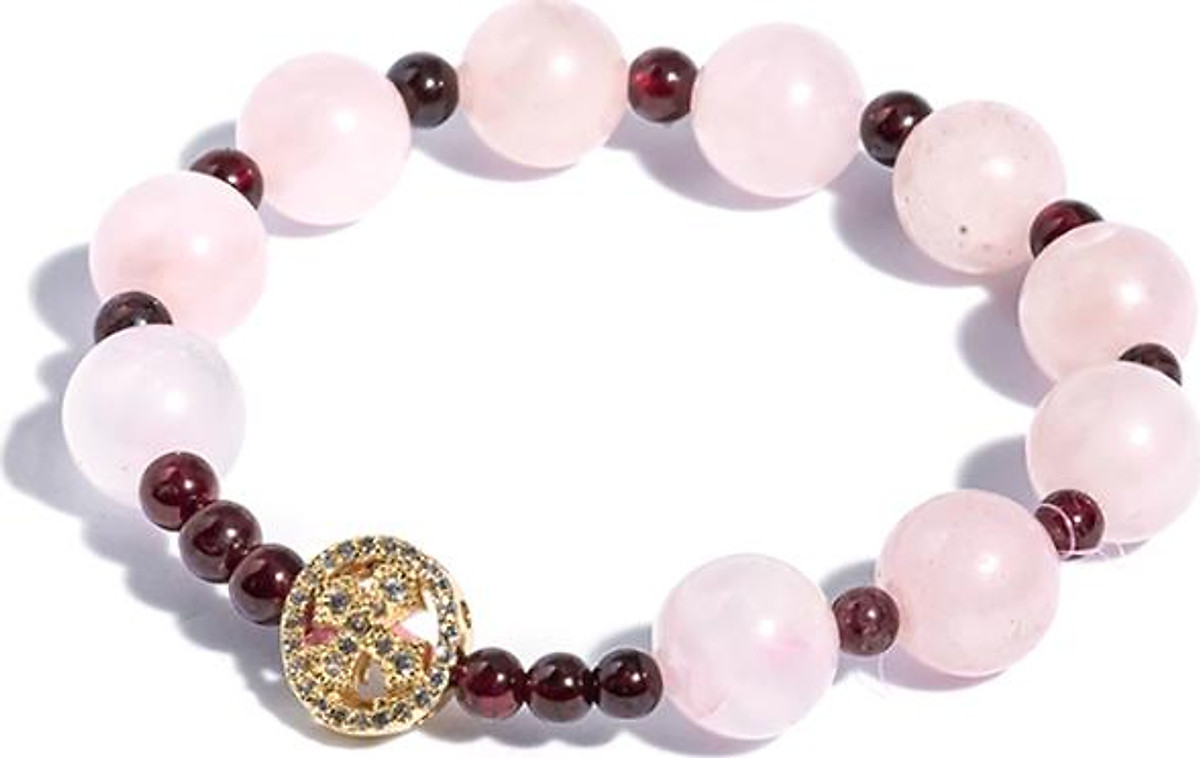 Vòng Chuỗi Mân Côi Thạch Anh ROSQ01