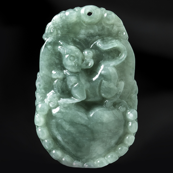 Mặt Dây Chuyền 12 Con Giáp Cẩm Thạch