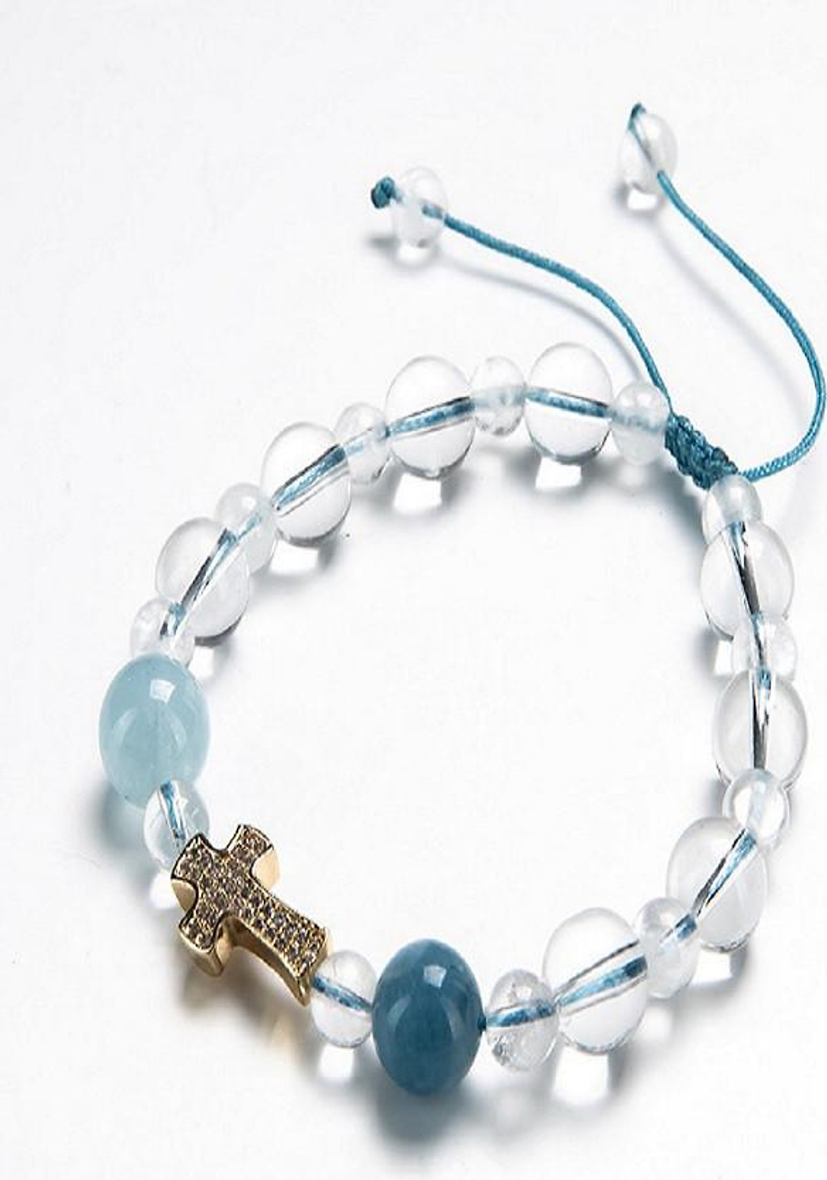 Vòng Chuỗi Mân Côi Hải Lam AQUA01