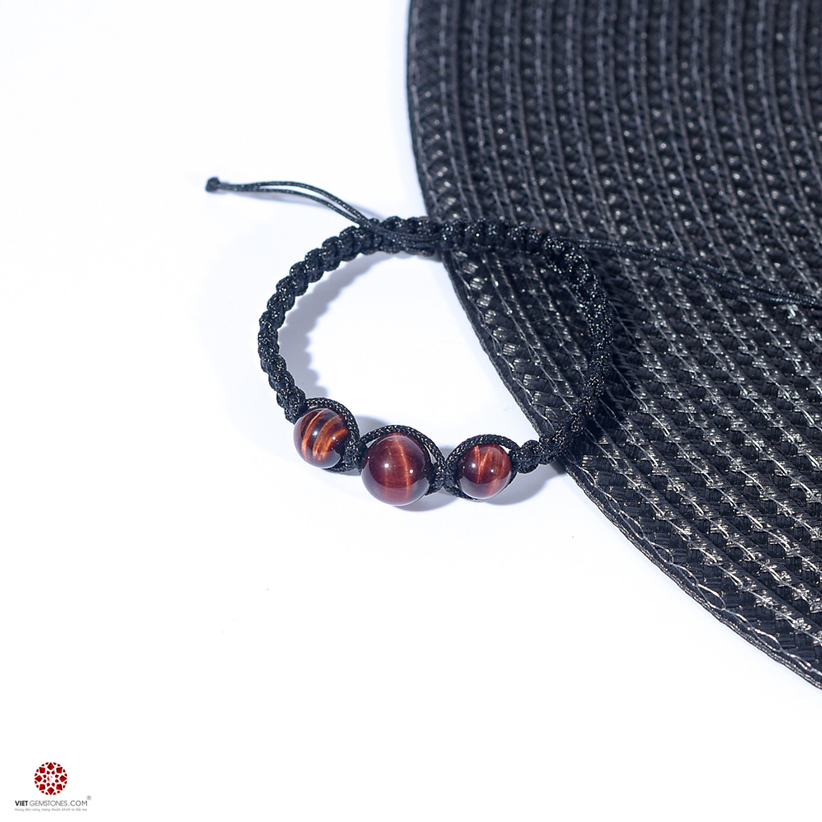 Vòng tay Mala đá Mắt Hổ Đỏ 