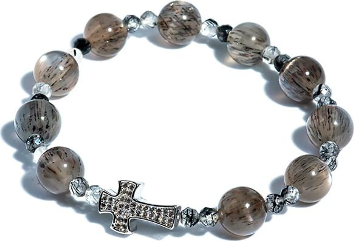 Vòng Chuỗi Mân Côi đá mặt trời BSUN01