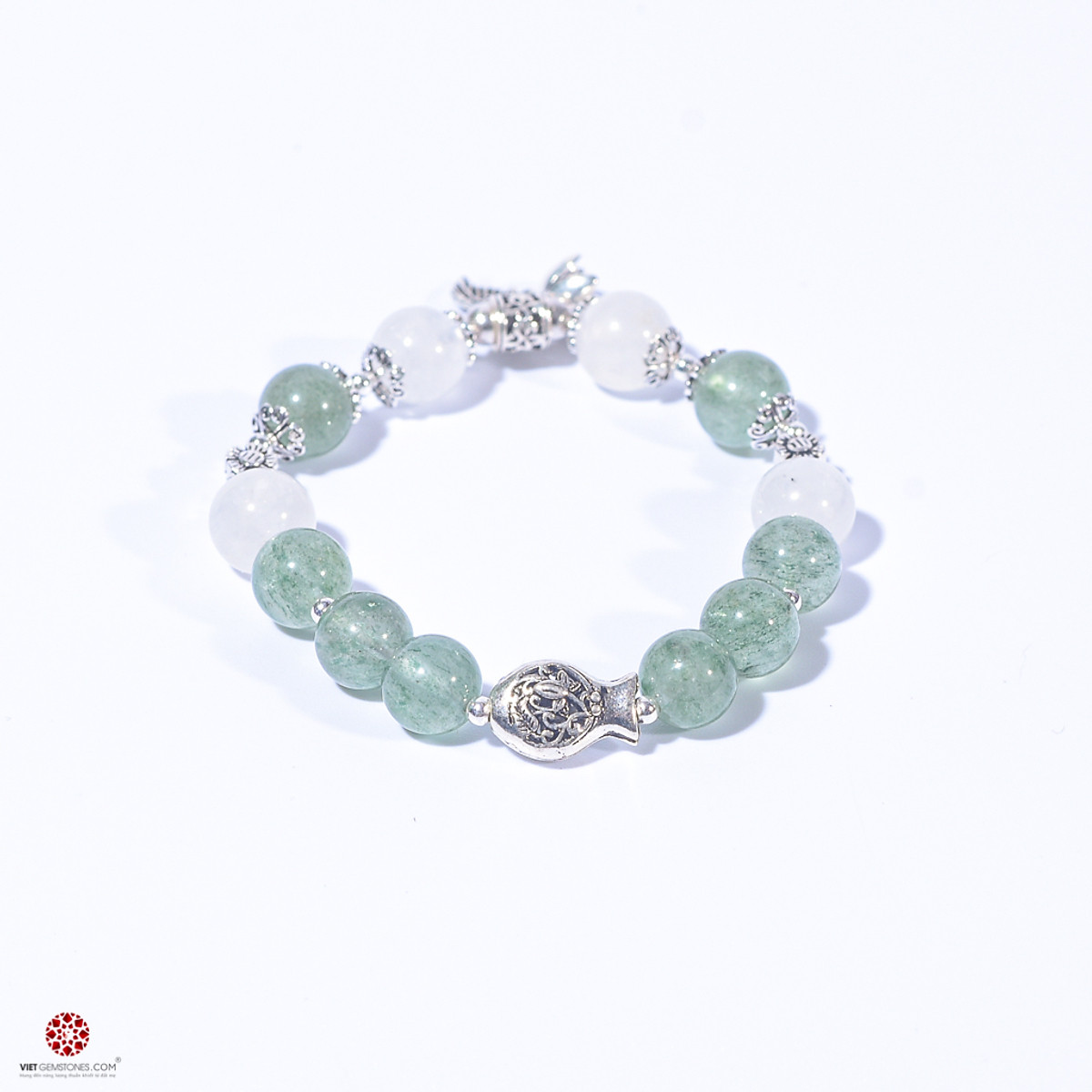 Vòng tay Thạch anh dâu xanh (Aventurine)