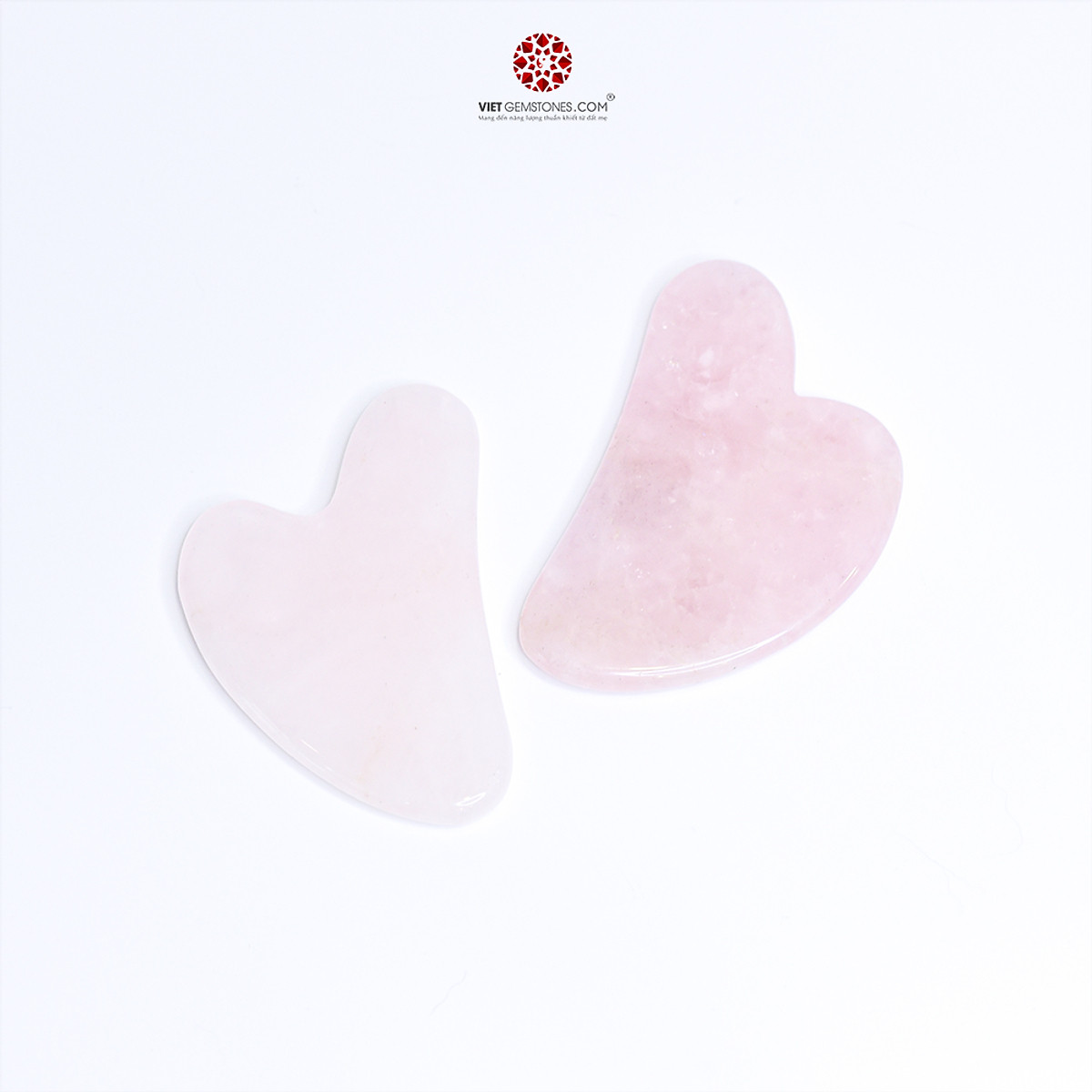 Guasha Thạch Anh Hồng (rose quartz)