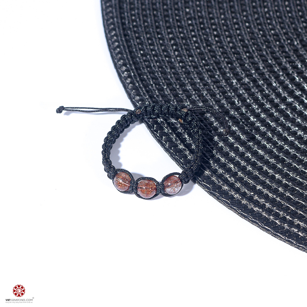 Vòng Mala may mắn Thạch anh tóc Đỏ