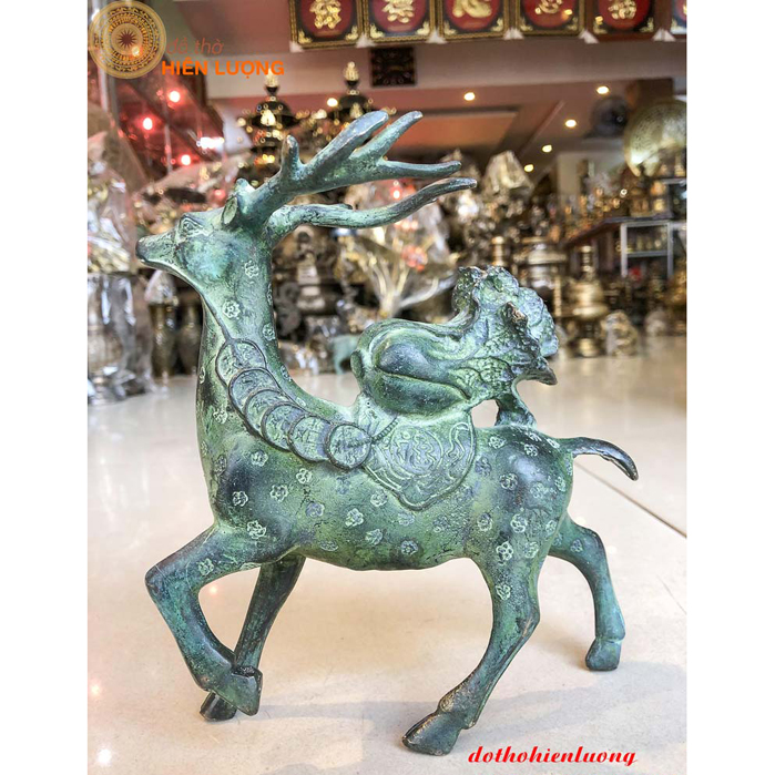 Đôi Tượng Hươu Phong Thủy