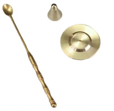 Bộ chuôi đồng xông trầm bột