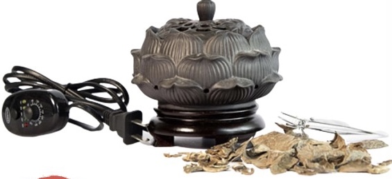 Lò xông trầm hương hoa sen