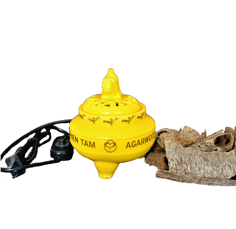 Lò xông trầm hương sư tử
