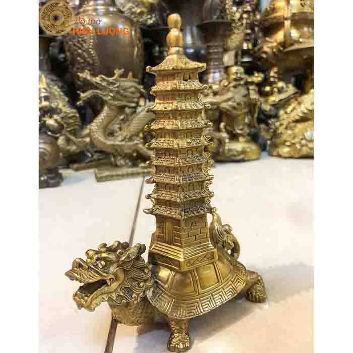 Long Quy Cõng Tháp Văn Xương 17cm