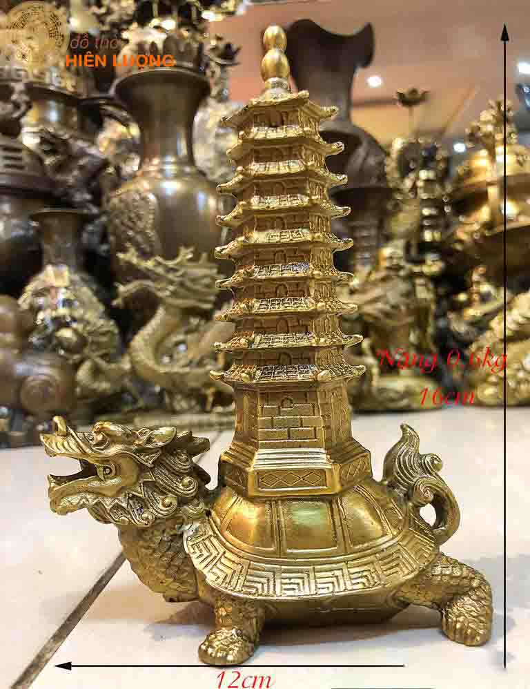 Long Quy Cõng Tháp Văn Xương 17cm