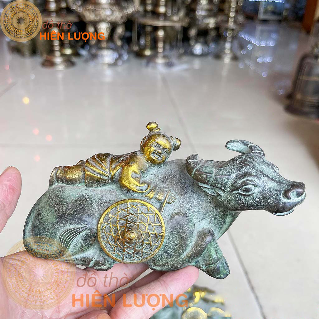 Đồng Tử Cưỡi Trâu Nằm Xanh Giả Cổ
