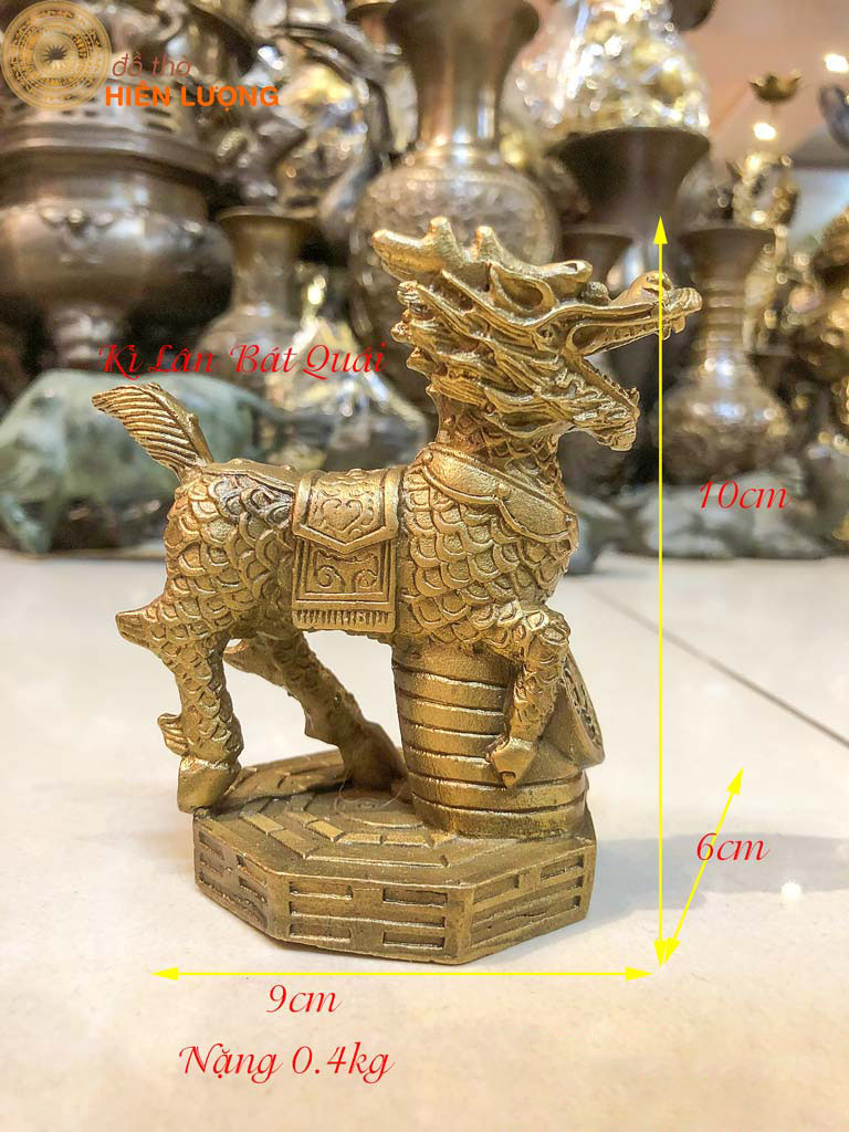 Kì Lân Bát Quái Bằng Đồng