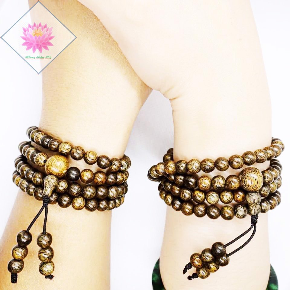 Set 2 Vòng tay trầm cặp đôi 108 hạt