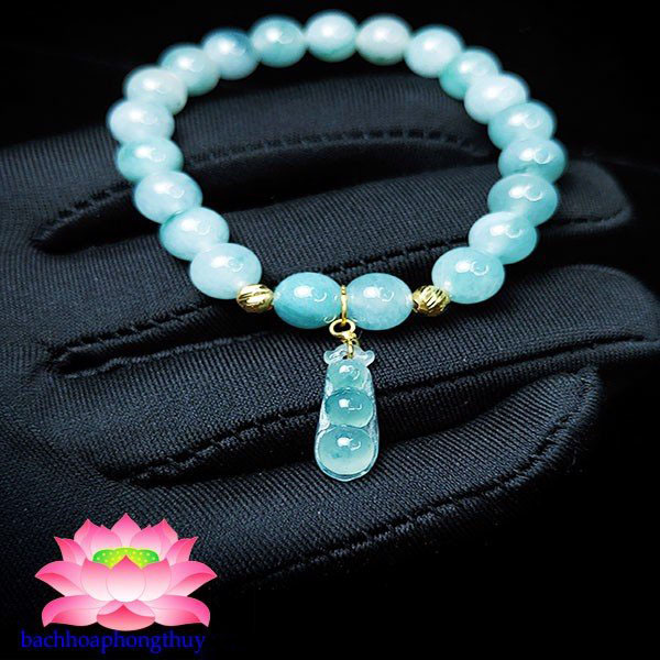 Vòng tay ngọc lam hoa bay