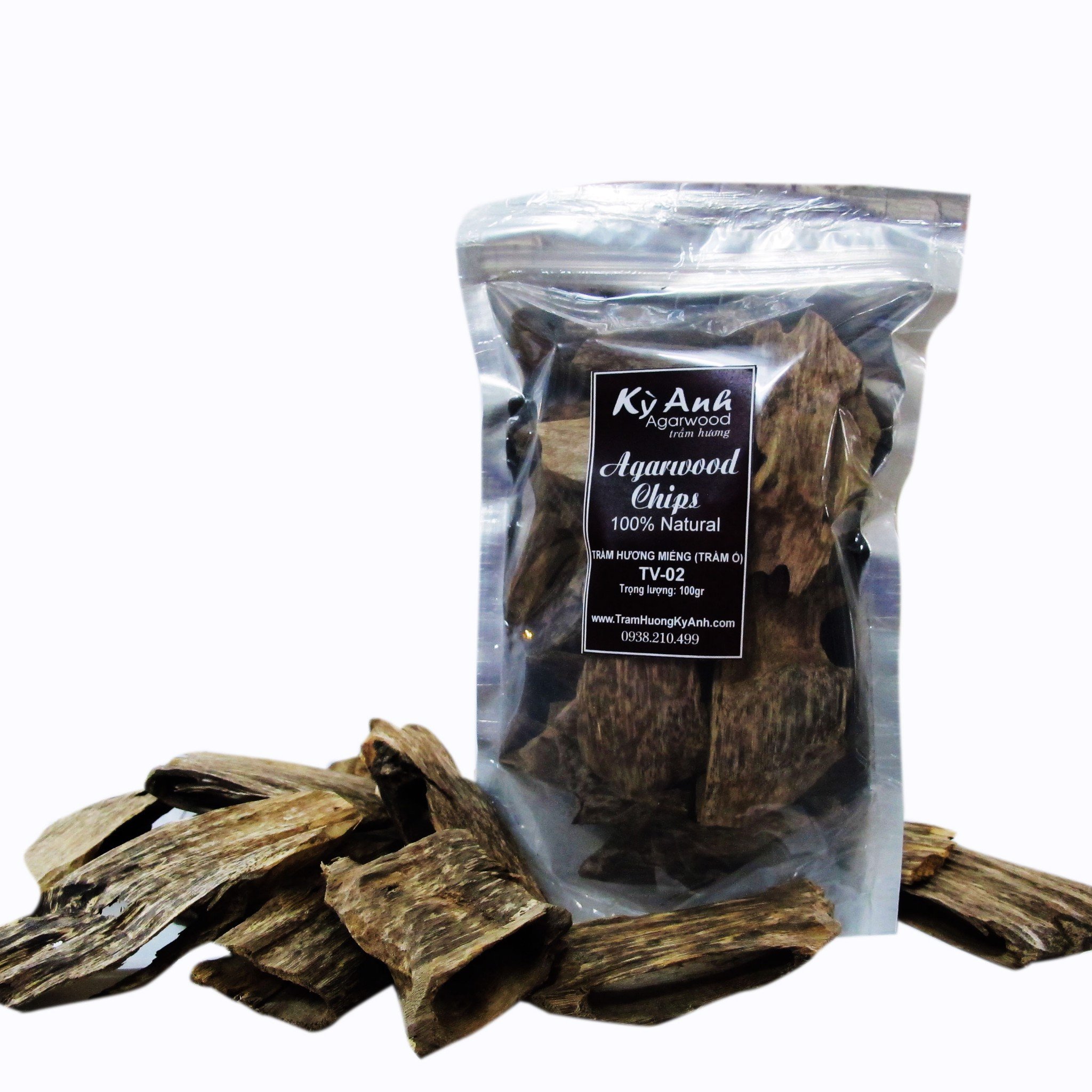 Trầm Hương Miếng Hàng Ổ-TV02 (100g)