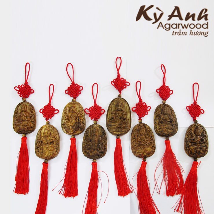 Dây Treo Trầm Phật Bản Mệnh-Tuất