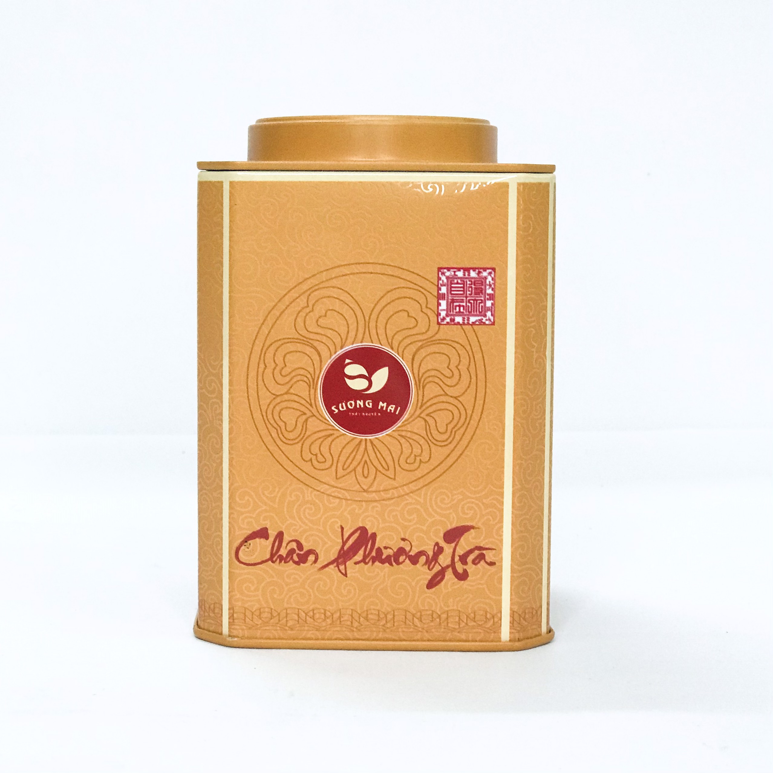 Lọ sắt đựng trà vuông