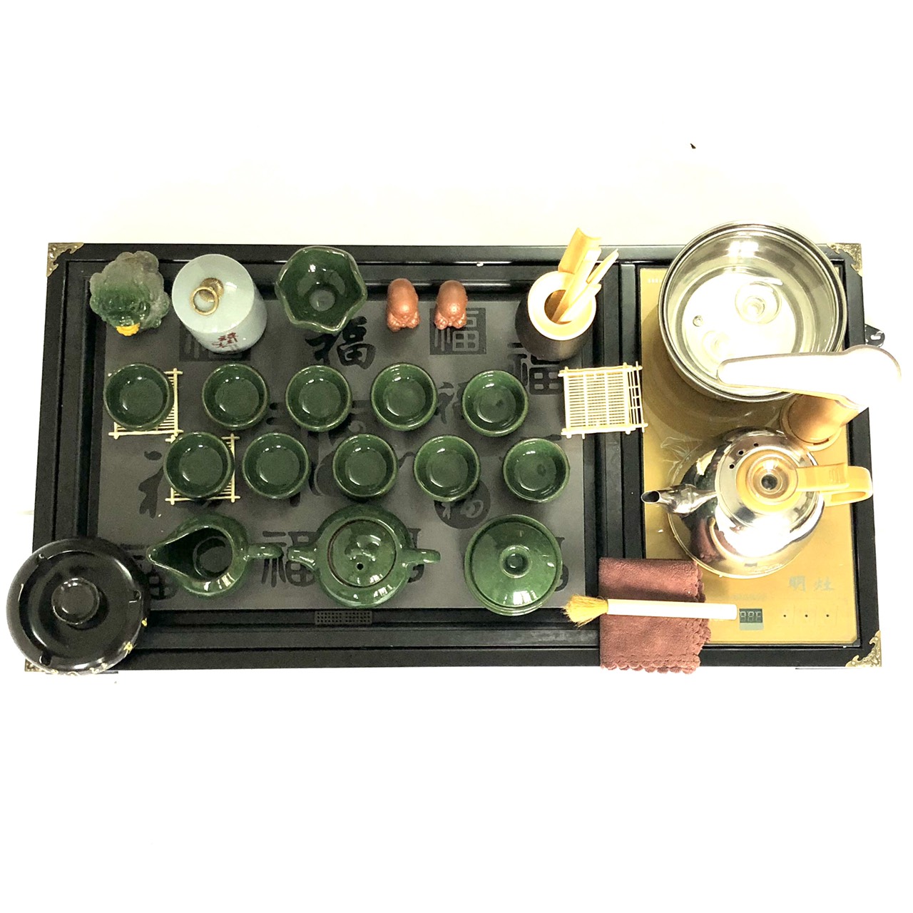 Bàn trà điện thông minh mặt đá