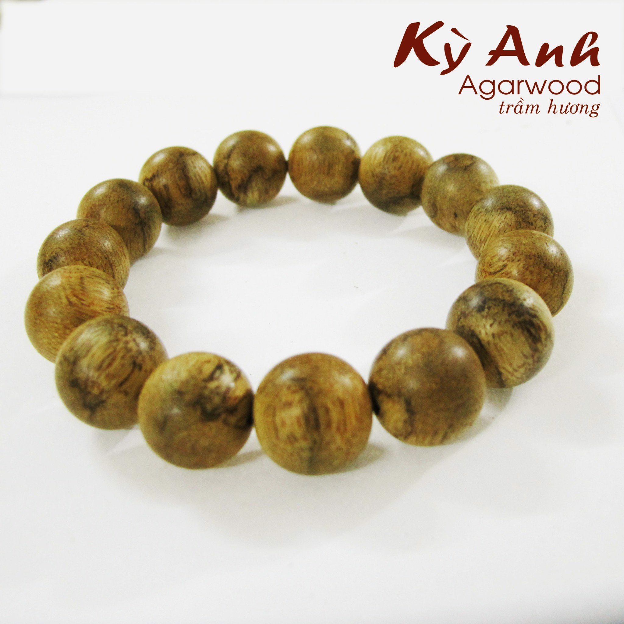 Vòng Tay Trầm Hương 14 Ly- VHT191