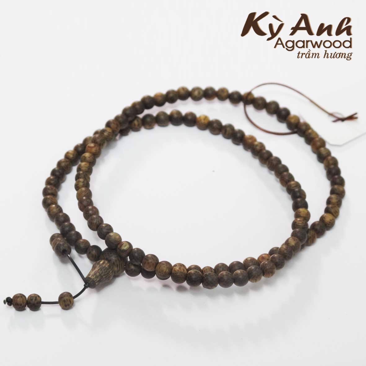 Chuỗi Trầm Hương 108 Hạt 4 Ly