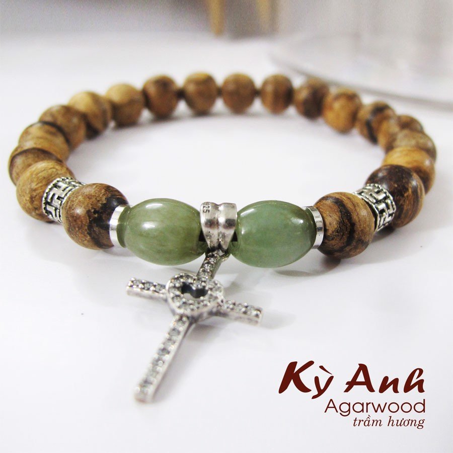 Vòng Tay Trầm Đơn 8mm - VHT015